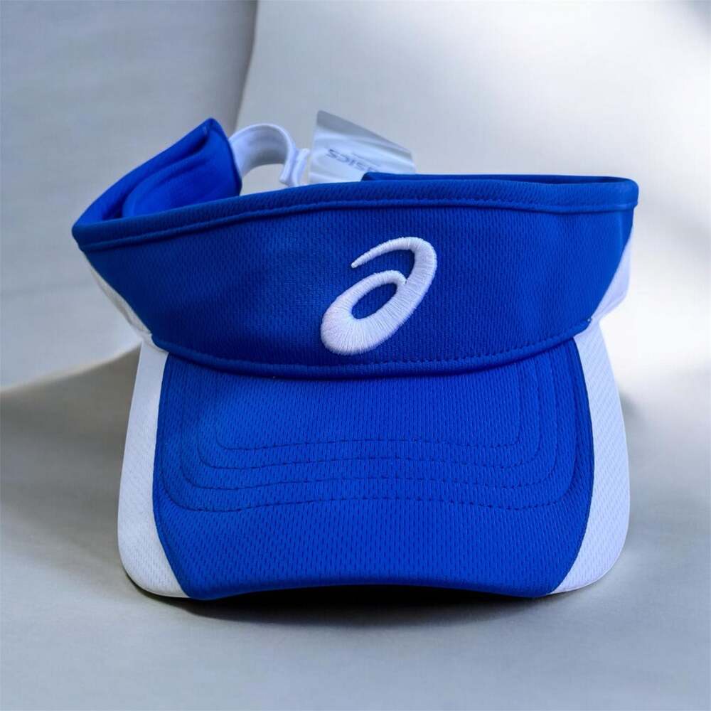 ASICS Performance Tennis Running Visor Blue One Size